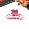 Heart Plastic Claw Hair Clips PW-WG64998-16-1