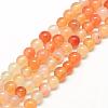 Natural Carnelian Beads Strands G-Q462-6mm-45-1