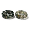 Natural Moss Agate Stretch Bracelets BJEW-O130-02-2