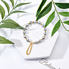Electroplated Natural Lava Rock Beads G-NB0001-93-2