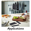 CHGCRAFT 13Pcs 7 Style Plastic Kitchen Knife Protective Cover AJEW-CA0002-70-5