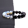 Black Onyx Stretch Bracelets PW-WG53FF8-10-1