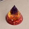 Orgonite Cone Resin Display Decorations PW-WG69020-01-4