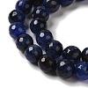 Dyed & Heated Natural Dragon Veins Agate Beads Strands G-P539-A01-11-4