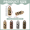 200Pcs 4 Colors Tibetan Style Cord Ends FIND-PH0061-92-2