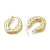 Brass Hoop Earrings EJEW-H104-17G-3