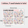 PVC Plastic Waterproof Card Stickers DIY-WH0432-004-2
