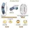  DIY Imitation Gemstone Curved Tube Bracelet Making Kit DIY-NB0007-30-2