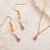 10Pcs Brass Micro Pave Cubic Zirconia Charms KK-SZ0002-47-5