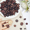 300Pcs 15 Styles Opaque Acrylic Beads OACR-PA0001-46-3