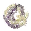 Natural New Jade & Amethyst Beads Strands G-L610-A21-01-3