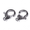 Transparent Acrylic Lobster CLaw Clasps X-TACR-T023-01B-3