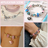 24Pcs 3 Colors Brass European Style Bracelet Making MAK-PA0001-01-6