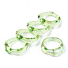 Transparent Resin Finger Rings RJEW-T013-001-E-2