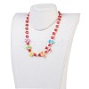 Acrylic Beads Kids Necklaces NJEW-JN02235-04-3