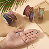 5 Rolls 5 Colors 18-Ply Cotton Twisted Cord OCOR-TA0003-86-6