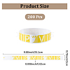 200Pcs VIP PP Plastic Waterproof Bracelets BJEW-SP0001-33B-2