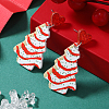 Festive Christmas Acrylic Stud Earrings for Holiday Season Celebration KD3160-5-1