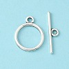 Tibetan Style Toggle Clasps TIBEP-A12208-S-LF-1