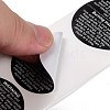 Adhesive Paper Candle Warning Labels DIY-K043-08-3