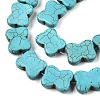 Synthetic Turquoise Beads Strands UNKW-T001-02B-3