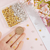 400pcs 2 Colors Brass Rhinestone Spacer Beads RB-SP0001-03A-3