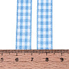 Single Face Plaid Polyester Satin Ribbon SRIB-T009-10D-3