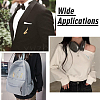 7Pcs 7 Styles Musical Instruments Alloy Rhinestone Lapel Pin Backs for Backpack Clothes JEWB-CJ0001-91-7