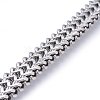 Tarnish Resistant 304 Stainless Steel Mesh Bracelets BJEW-L631-31P-2