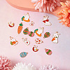 48Pcs 12 Style Alloy Enamel Pendants ENAM-TA0001-31-17