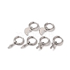 Non-Tarnish 3 Pairs 3 Styles 304 Stainless Steel Hoop Dangle Earrings for Women EJEW-K279-09A-P-2