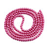 Baking Painted Pearlized Glass Pearl Round Bead Strands X-HY-Q003-6mm-10-3