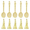 12Pcs 2 Styles Brass Pendants KK-CJ0004-49-1
