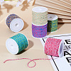  6 Rolls 6 Colors Cotton Braid Thread OCOR-TA0001-50-12