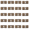 SUPERFINDINGS 50Pcs Tibetan Style Iron Bolo Tie Slides Clasp Accessories IFIN-FH0001-76-1