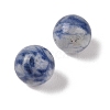 Natural Blue Spot Jasper No Hole Sphere Beads G-K353-04A-14-2