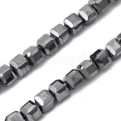 Synthetic Terahertz Stone Beads Strands G-H327-L03-03-1