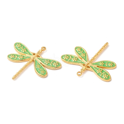 304 Stainless Steel Enamel Pendants STAS-K256-06G-02-1