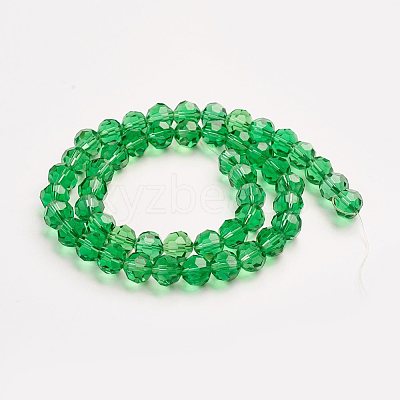 Imitation Austrian Crystal Bead Strands G-M181-4mm-15A-1