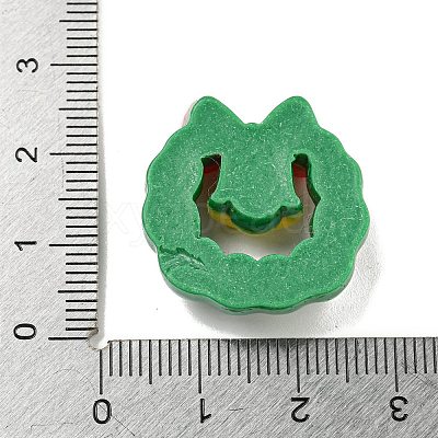 Christmas Theme Opaque Resin Decoden Cabochons CRES-B022-05J-1