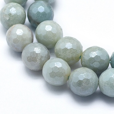 Natural Amazonite Beads Strands G-O164-02-8mm-1