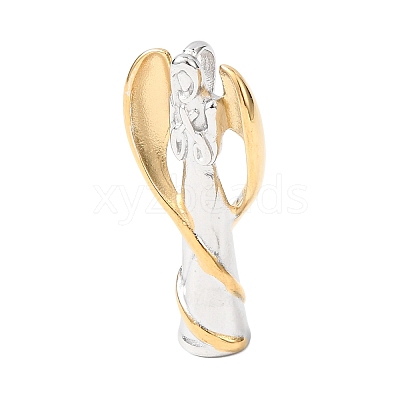 304 Stainless Steel Pendants STAS-G385-09GP-1
