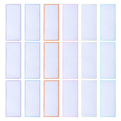 Cotton Cloth Bookmarks for Cross Stitch Making AJEW-WH0166-76-1