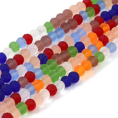 Transparent Glass Beads Strands EGLA-A034-M4mm-63-1