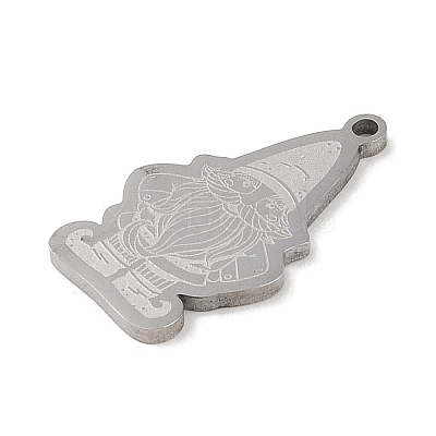 Non-Tarnish 201 Stainless Steel Pendants STAS-C095-35P-1