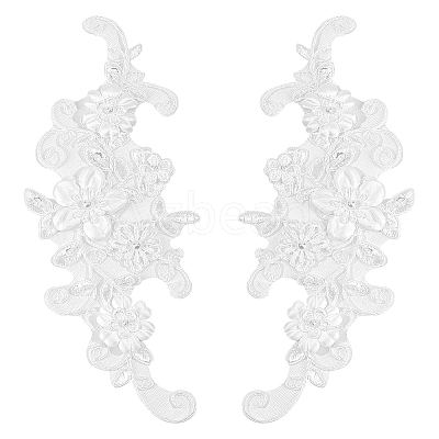 Polyester Ornament Accessories PATC-WH0008-103-1