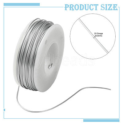 Matte Round Aluminum Wire AW-G001-M-0.8mm-01-1