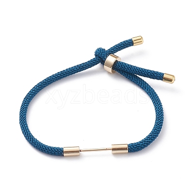 Braided Nylon Cord Bracelet Making MAK-A017-D02-05G-1