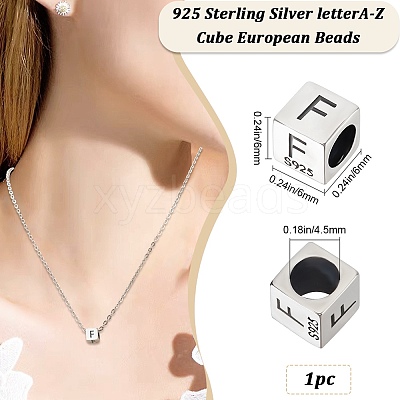 Sterling Silver Beads STER-WH20009-04F-P-1