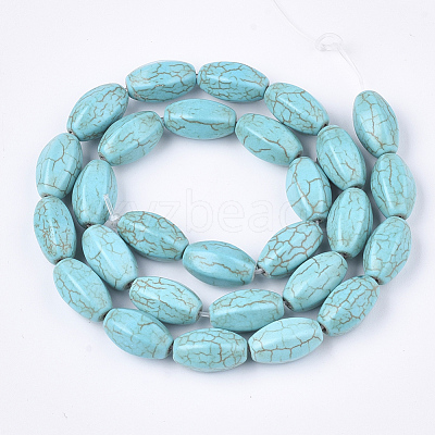 Synthetic Turquoise Beads Strands TURQ-S391-08B-1